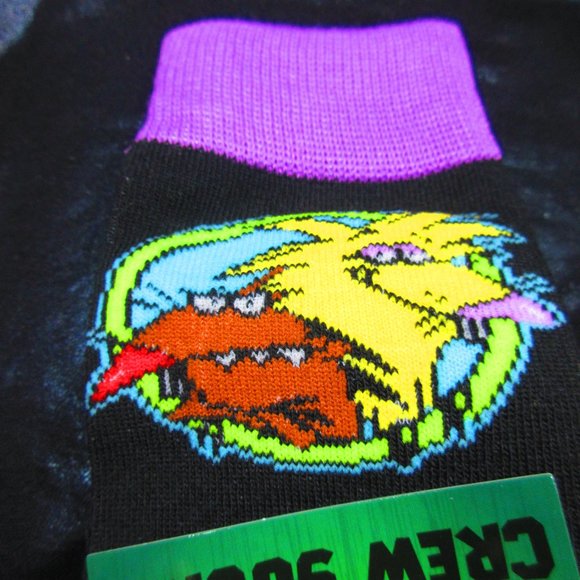 Brand New The Angry Beavers Crew Socks Nick Box EXCLUSIVE Winter 2021 - Picture 2 of 5